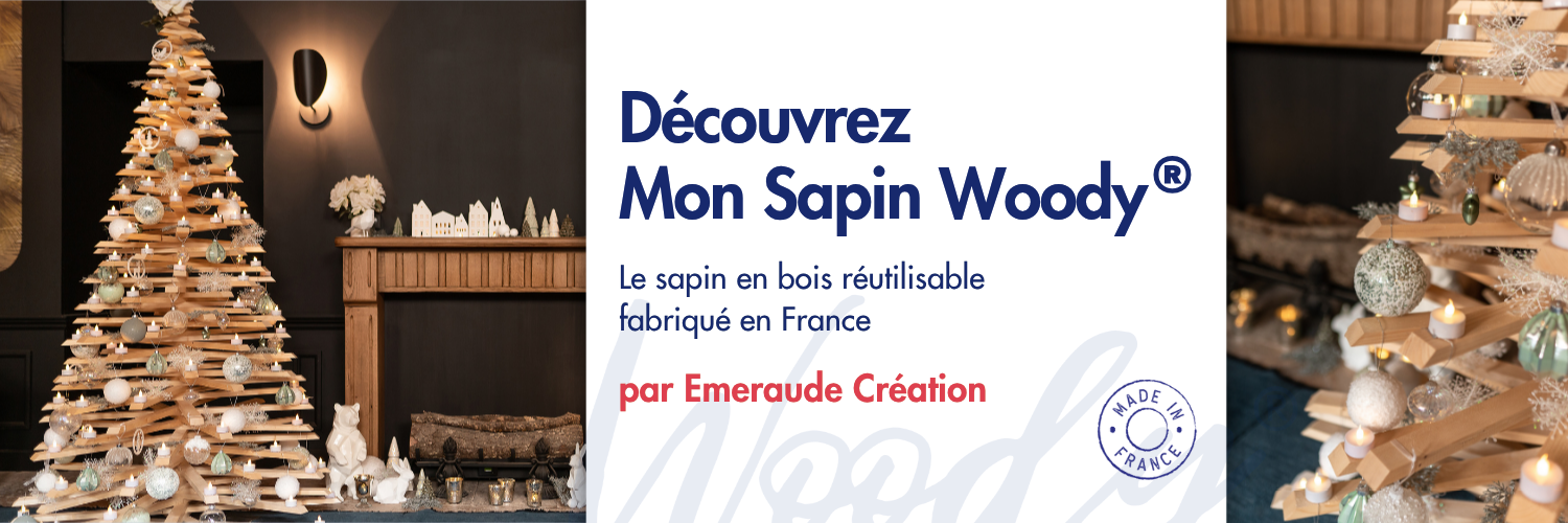 Découvrez Mon Sapon Woody, le sapin en bois réutilisable
